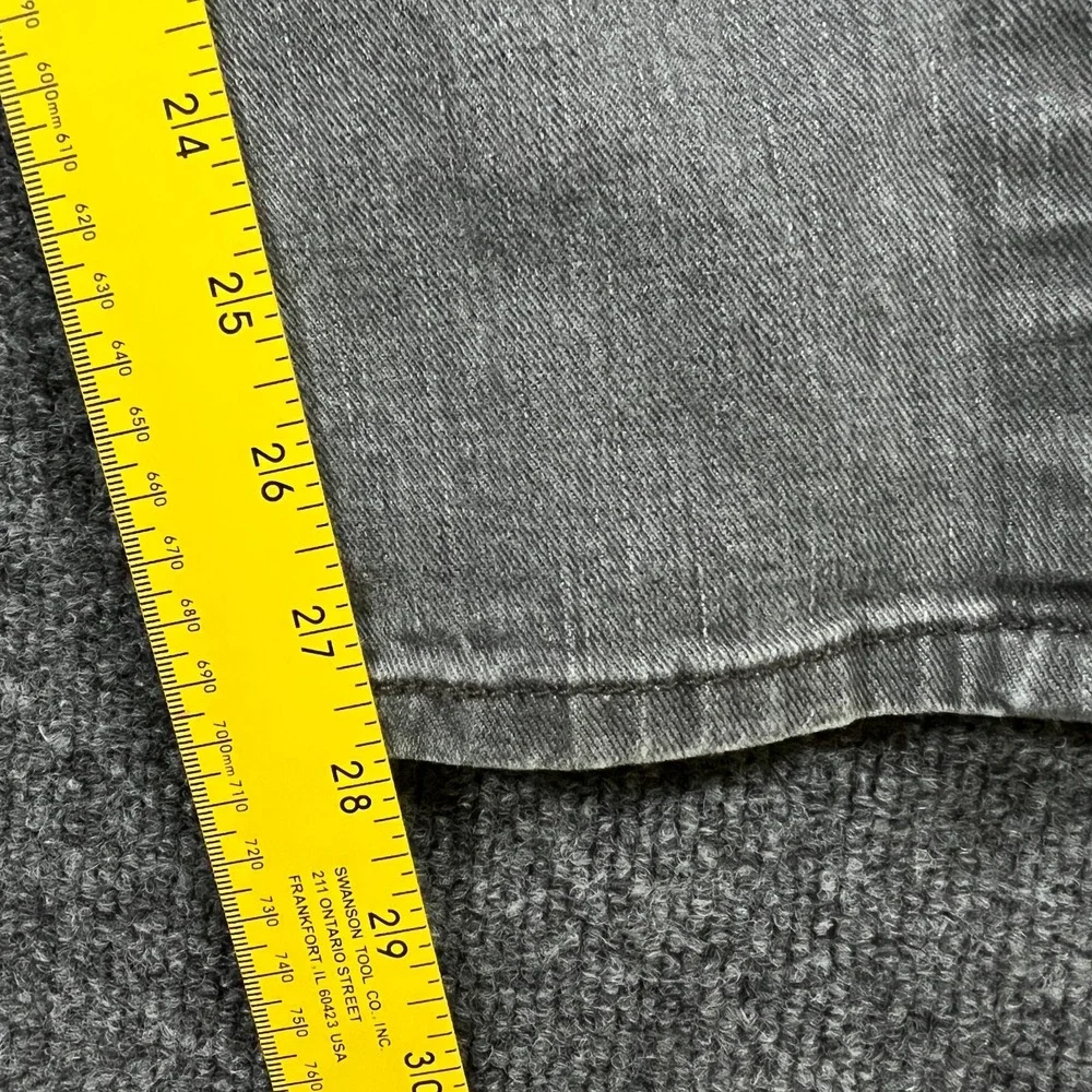 Levi's 511 Jeans Mens 28X28‎ Gray Denim Cotton Stretch Low Rise Slim Fit Travel
